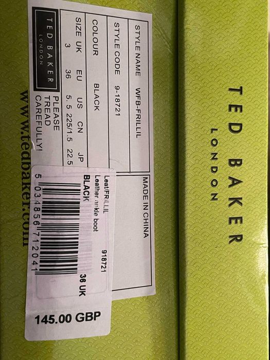 Боти TED BAKER ест.кожа