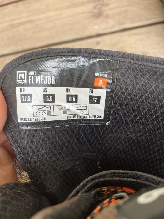 Bootsi snowboard Nitro Team 42