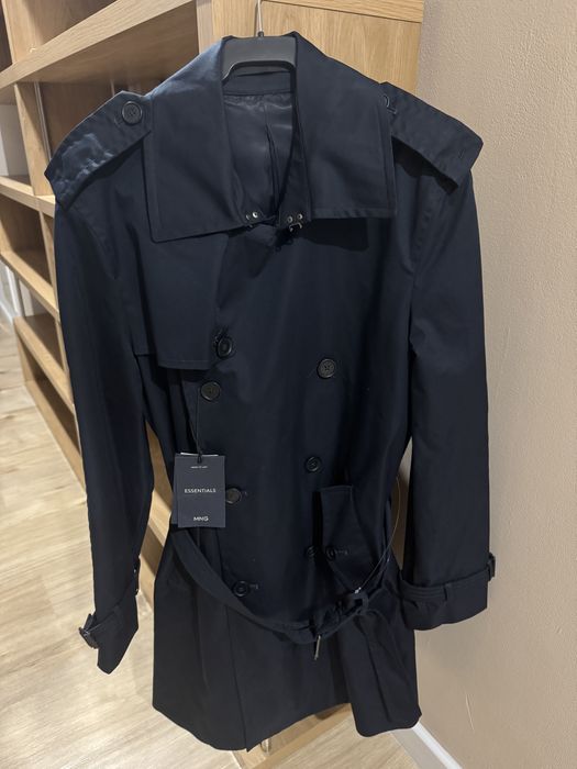 Trenci Nou MANGO MAN hidrofob cu cordon - S