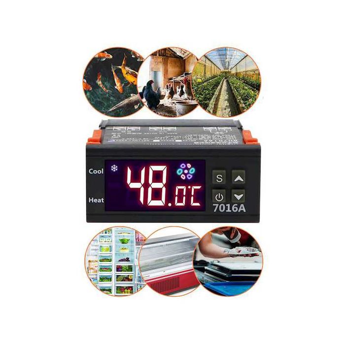 Termometru Digital Termostat 220V si Releu 30A Modul Termostat Digital