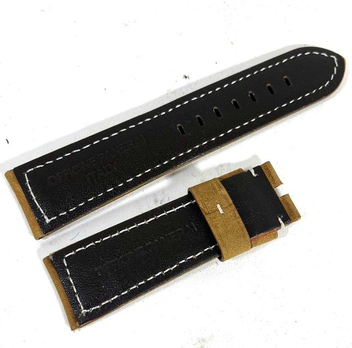 Curea Panerai | Piele Vegetală Tabăcită | 24mm | Fara Cataramă