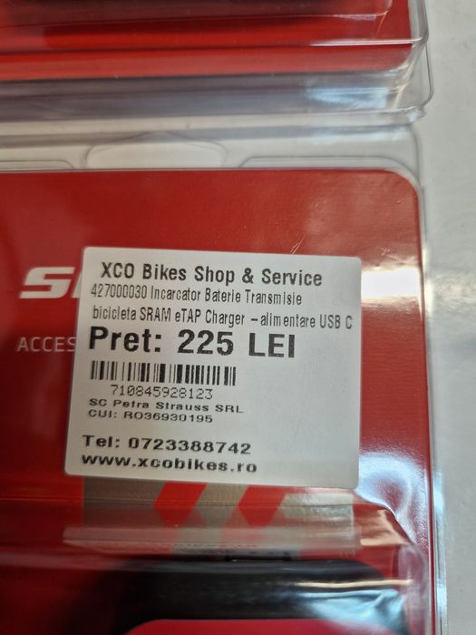 Incarcator transmisie bicicleta SRAM eTap charger USB C
