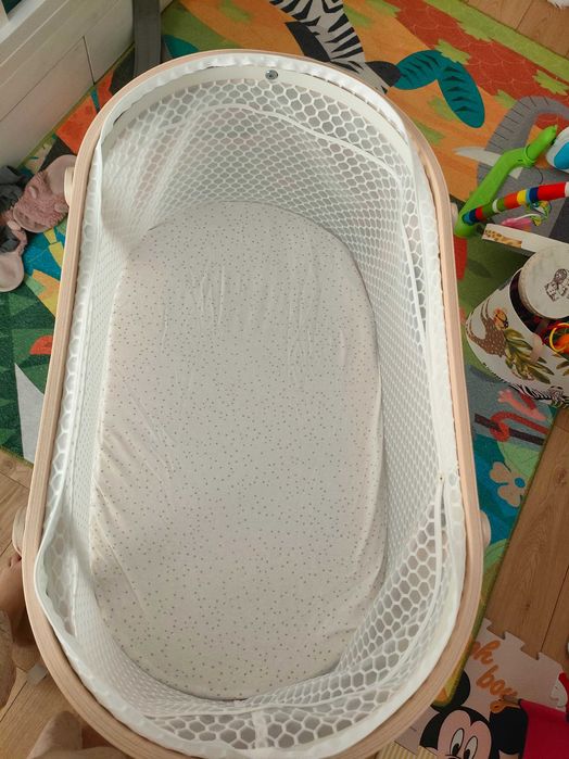 Coș bebe IKEA ÄLSKVÄRD cu saltea – stare foarte bună