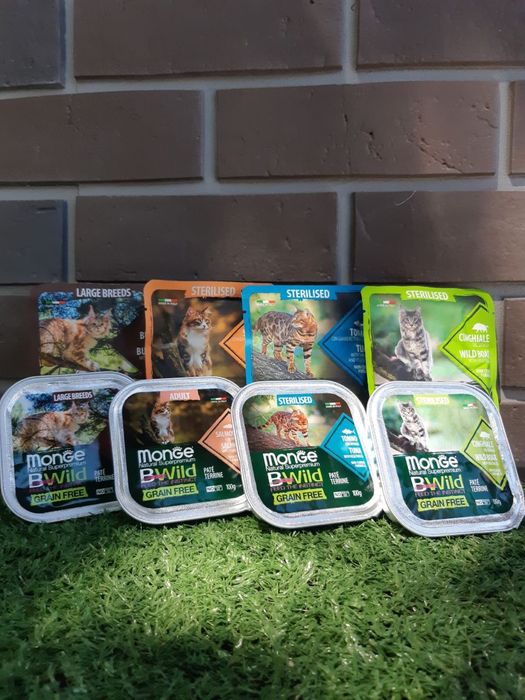 Влажный корм для кошек Монже Monge BWILD