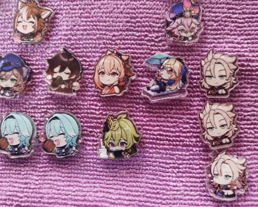 Genshin impact епоксидни мини фигурки