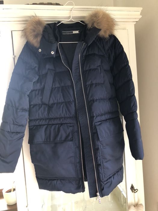 Geaca  Max Mara blana naturala