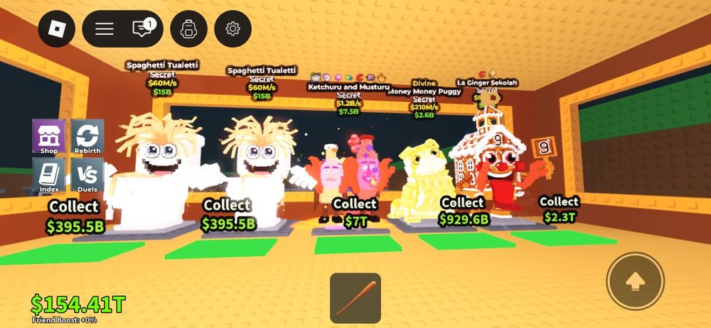 Продаю аккаунт в Steal A Brainrot.