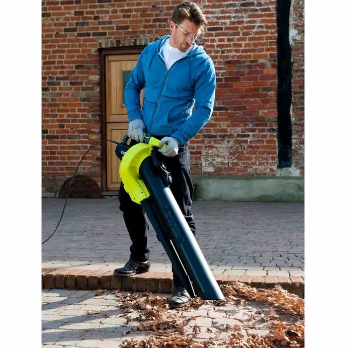 Suflanta / aspirator frunze, Ryobi RBV3000CESV, 3000 W, 3 functii, sac 45 l