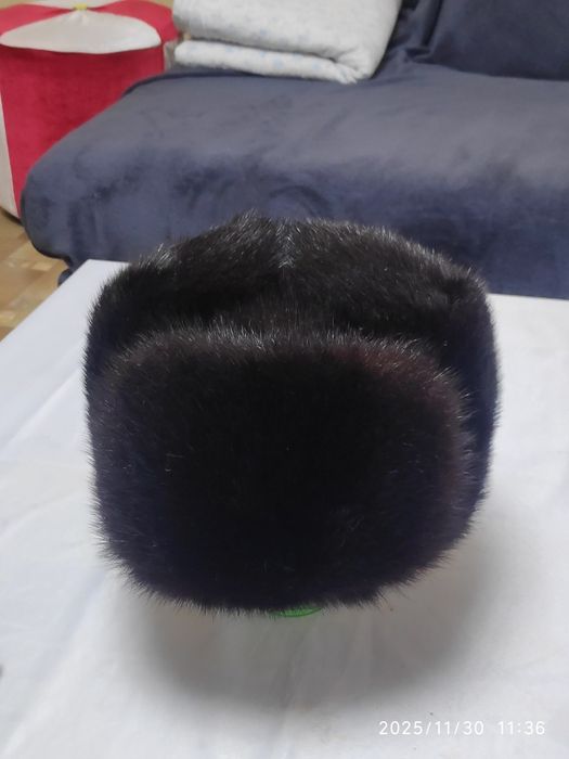 Мужская шапка из нутрии