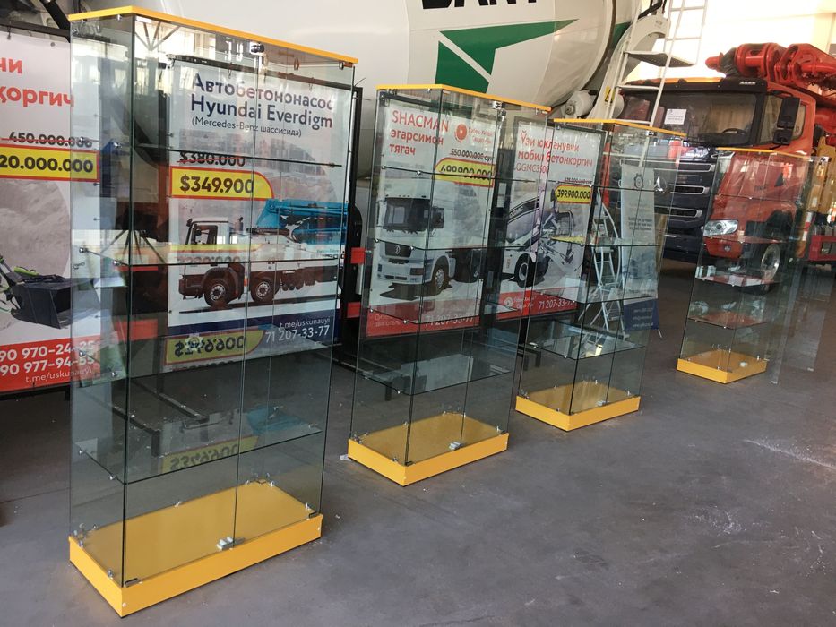 Витрина стеклянная, Oynali vitrina va shkaflar, zakazga yasimiz