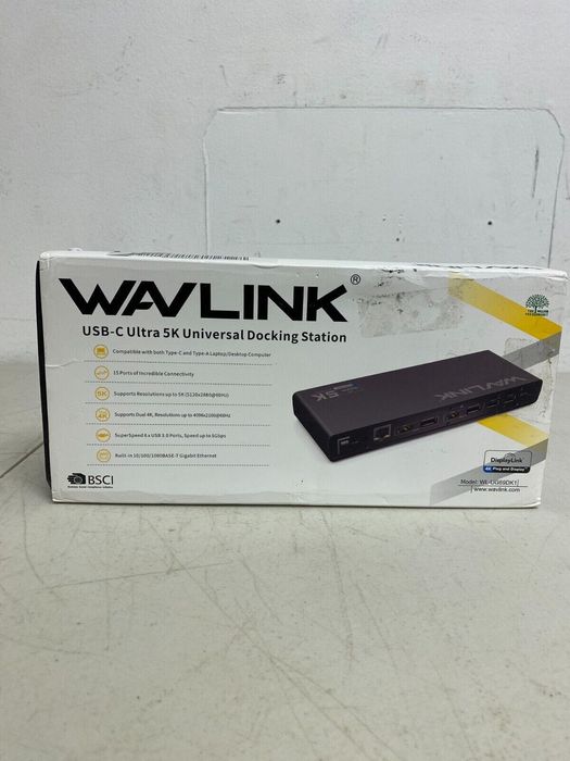 Docking Station Universal - WavLink Usb-c 5K - Nou - Sigilat