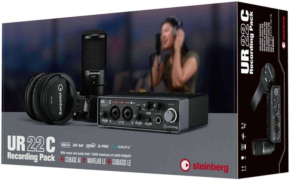 Набор для звукозаписи STEINBERG UR22C Recording Pack