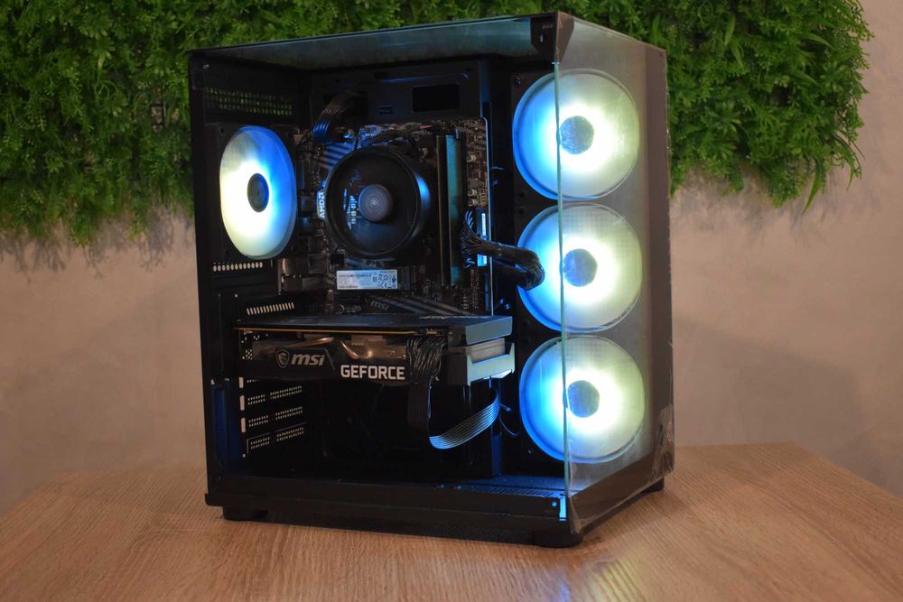 Геймърски Компютър Ryzen 5 5500 | RTX 3060TI | 16GB RAM | 256GB Ssd |