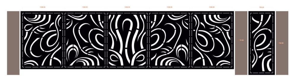 Porti si garduri din tabla decupata