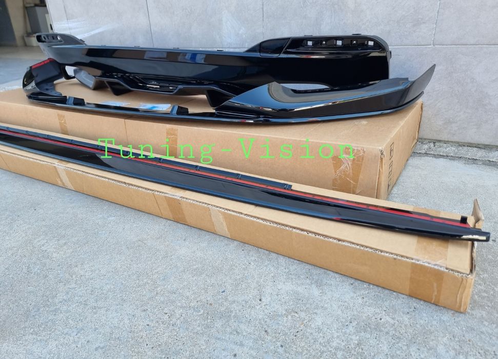 M performance пакет G30 G31 BMW лип спойлер прагове дифузьор накрайниц