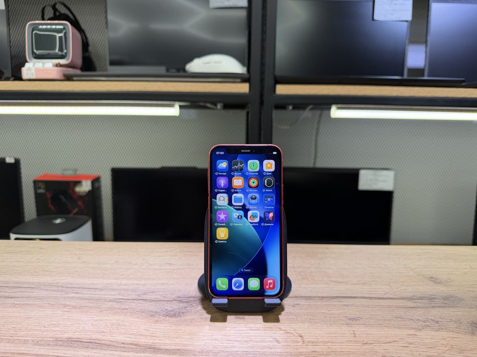 iPhone 12 mini, 64 GB, красный, АКБ74%, 1602/А10
