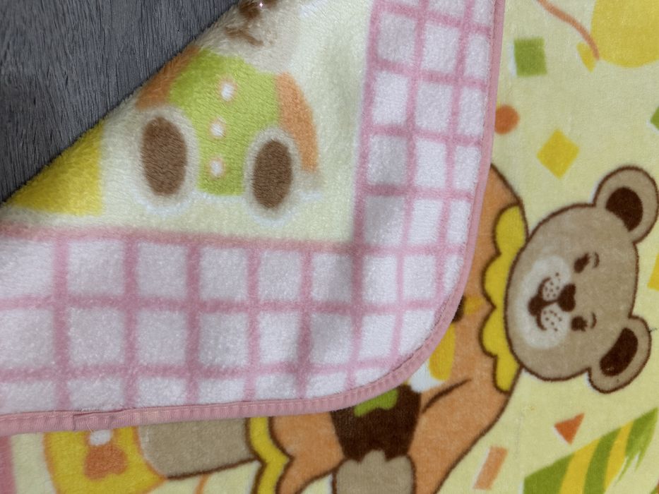 Детский плед розовый