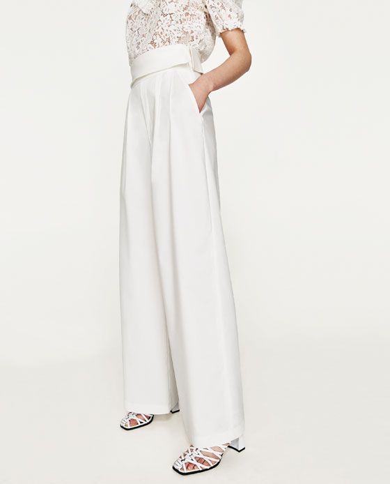 Брюки струящиеся ZARA