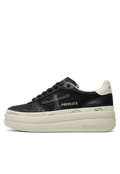 Sneakers femei Premiata micol negri din piele nr.36