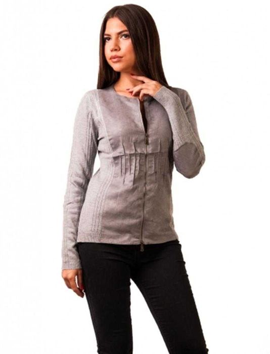 Bluza "I Zipped Up" Grey