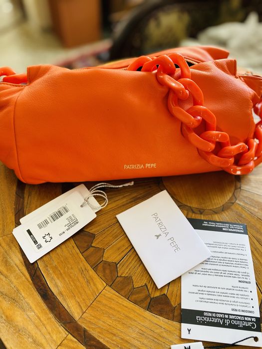 Кожена чанта Patrizia Pepe