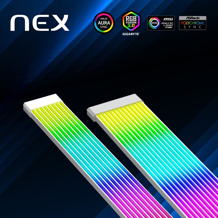 ARGB лед лента 2x подсветка для плата