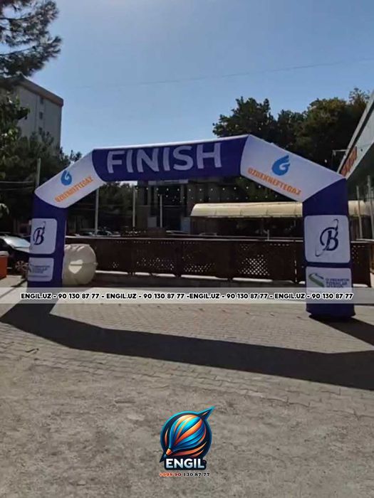 Надувная арка старт или финиш (start finish arkalar)