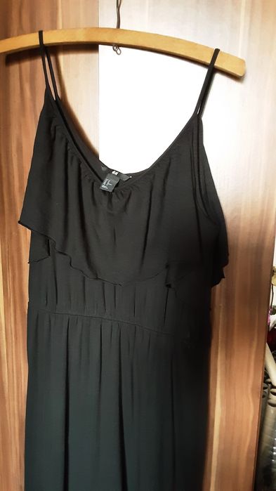 Rochie neagră lungă H&M mărimea M