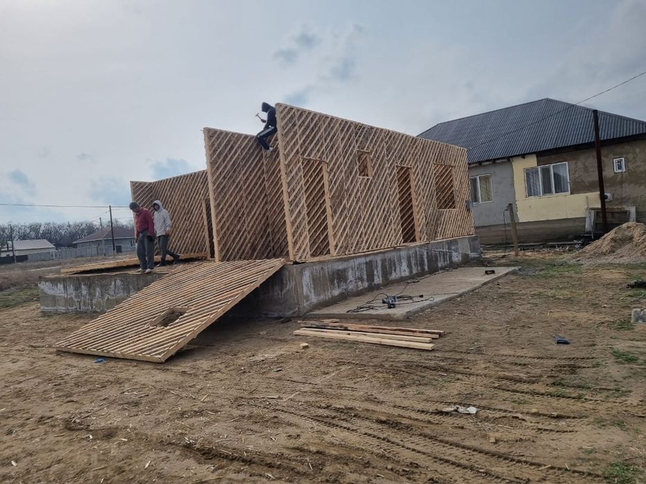 Каркасный дом. Алматы