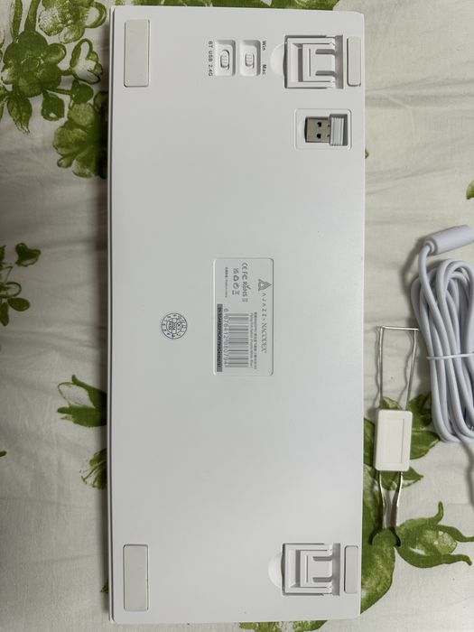 Клавиатура Ajazz AK820 Pro белый