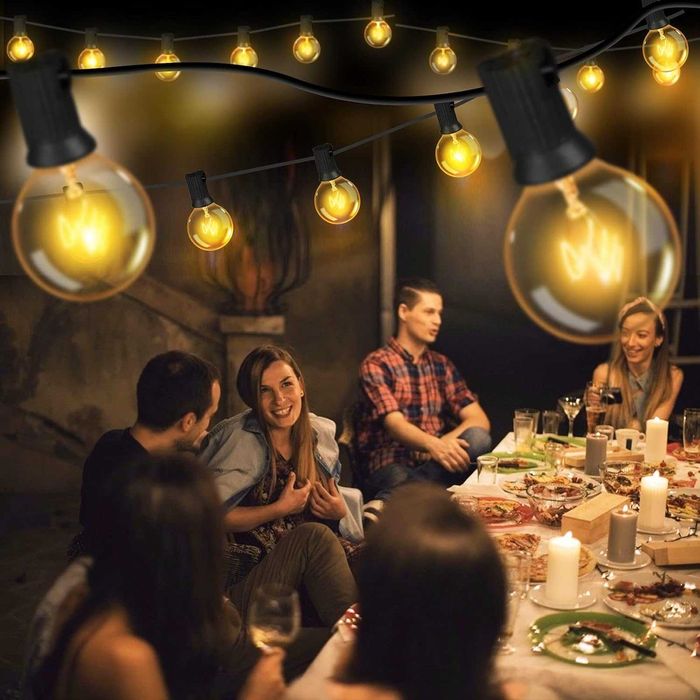 GPATIO 30 м външна гирляндова лампа , водоустойчива  с дистанционно