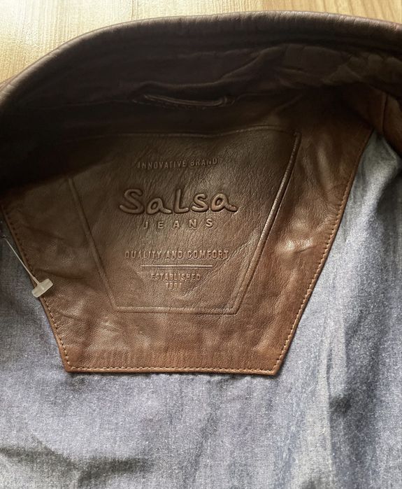 SaLsa Jeans / мъжко кожено(естествена) яке L