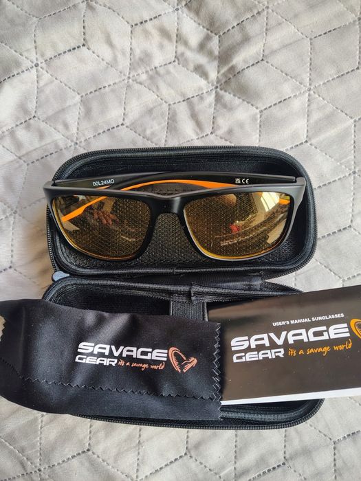 Поляризирани очила Savage Gear Savage1 (Amber) – С калъф и кърпичка