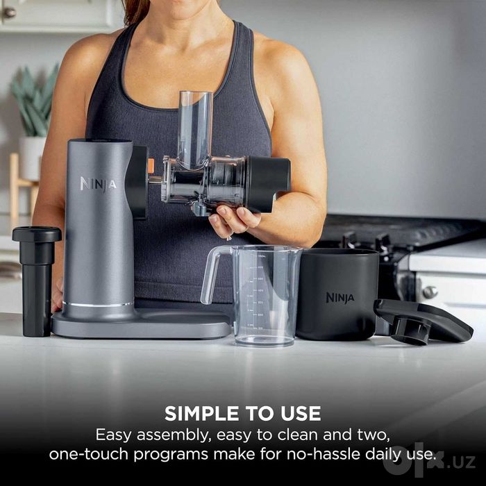 Соковыжималка холодного отжима Ninja JC151 Cold Press Juicer!
