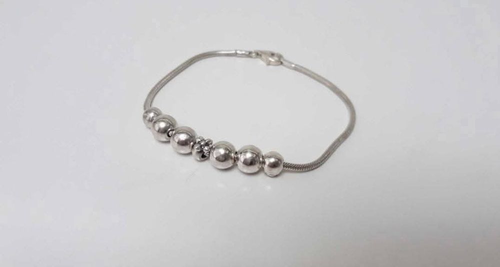 Bratara din argint de 925 si charms, Hans Henrik Nygaard, HHN