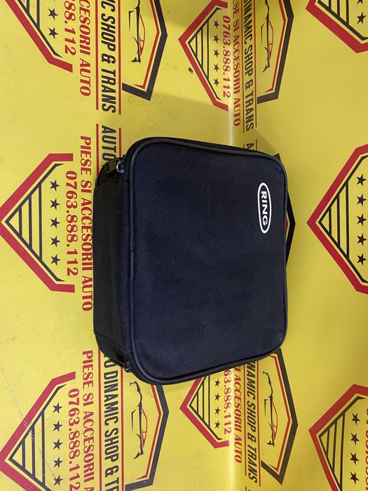 Compresor auto digital umflat roti Ring 12V 120W 10 A cu lumina led