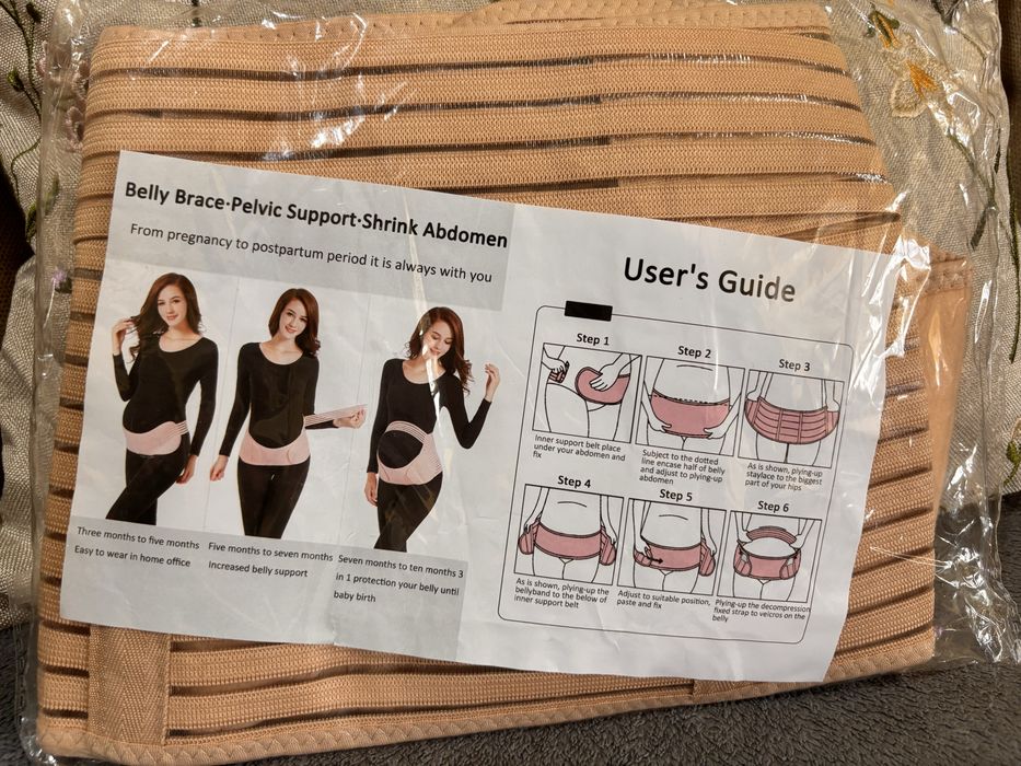 Centură de susținere sarcină / postpartum XL – Nouă, nepurtată