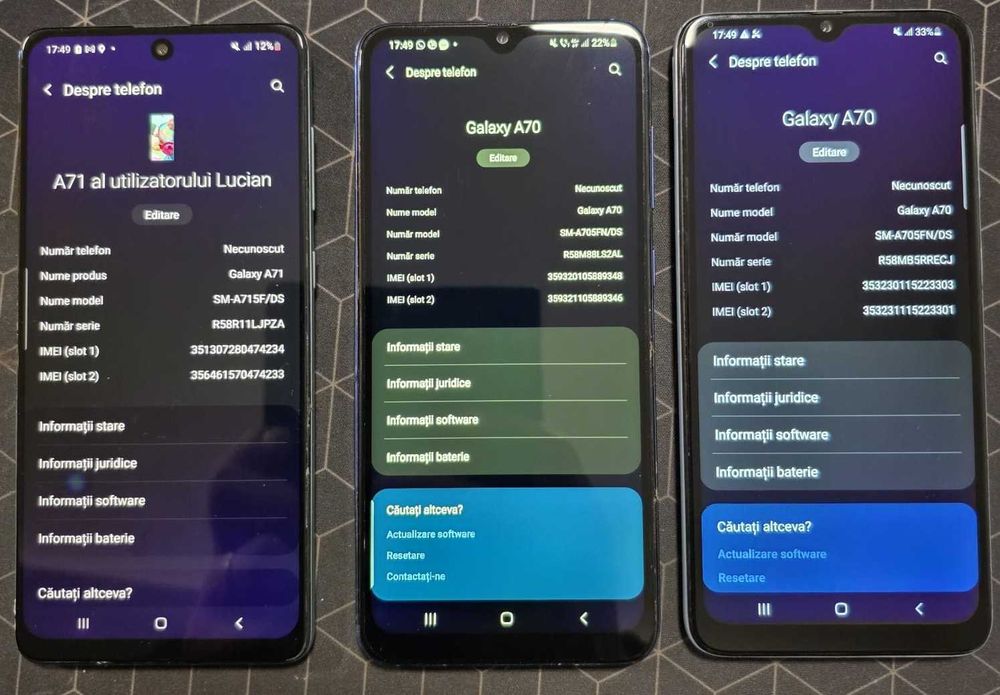 Telefon Samasung A71 si A70 copatibile Buyback Orange