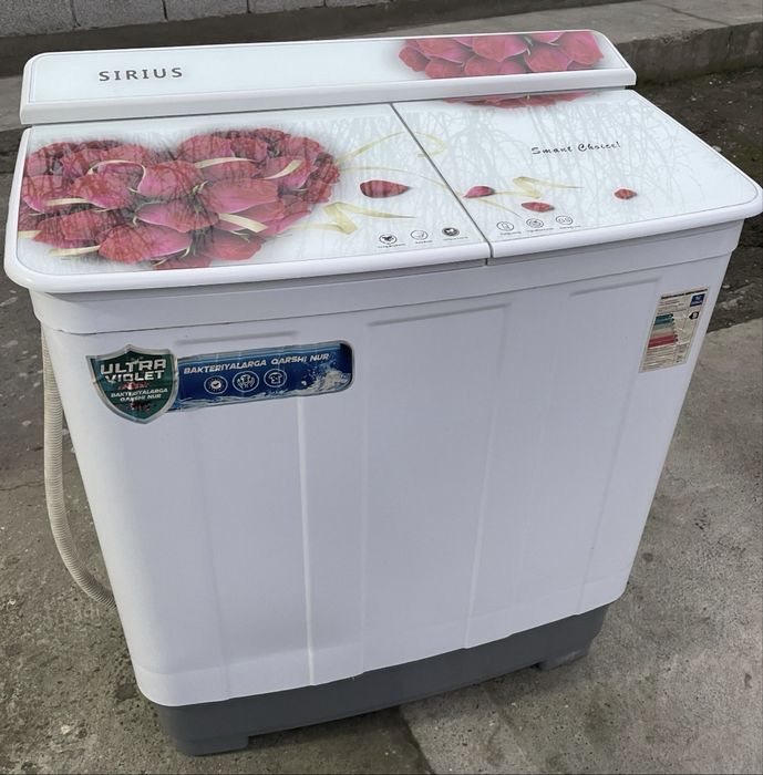 Sirius - полуавтомат кир мошина - стиралька 9кг/5кг
