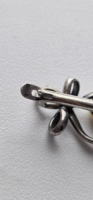 Серьги серебряные.