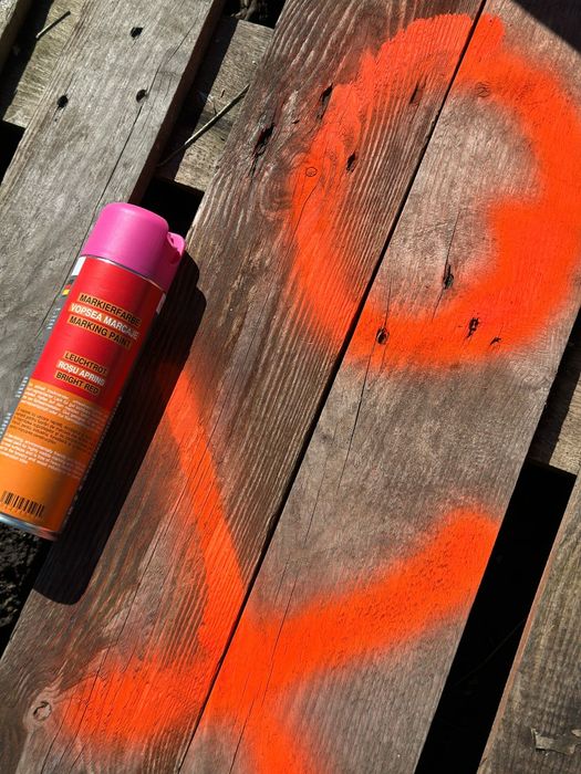 Spray vopsea.Spray marcaj rosu fluorescent+verde 500ml.