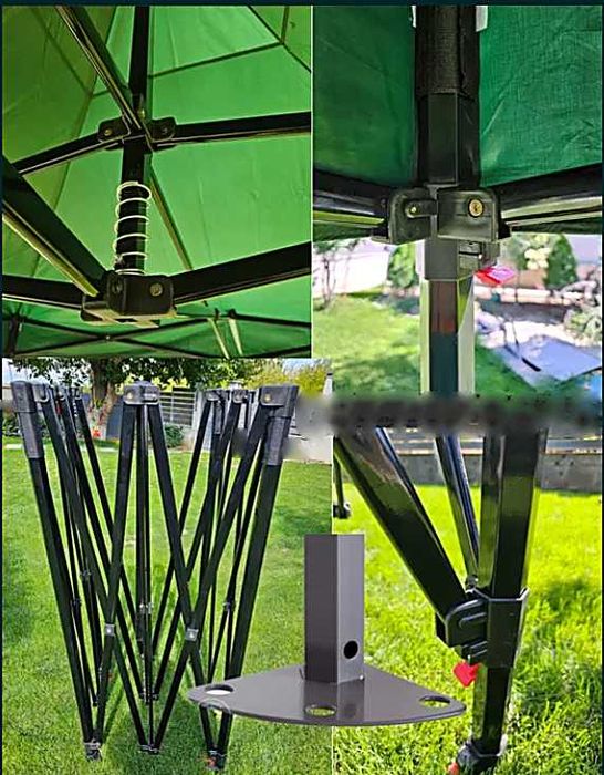 Шатра Лукс Шестоъгълна 3х3м 3х4,5м 3х6м шестоъг. крака+пружинен покри