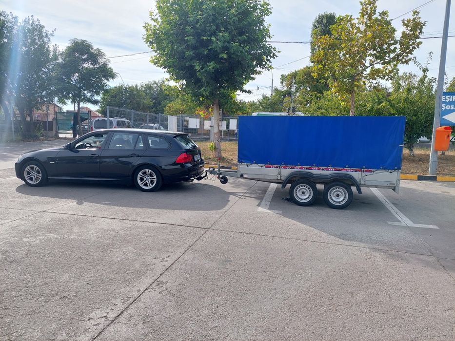 Remorca 750 kg 3 metri de inchiriat categoria B