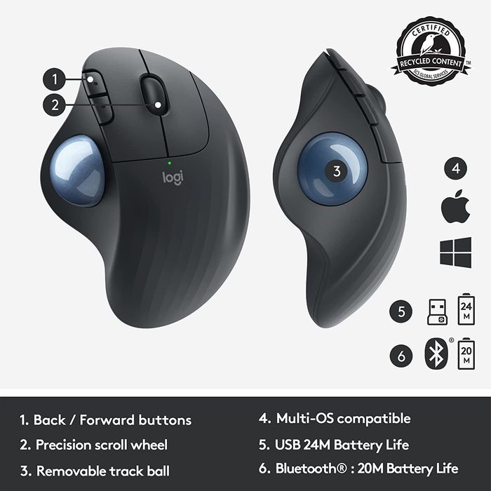 Mouse Logitech wireless Ergo M575 Sigilat !
