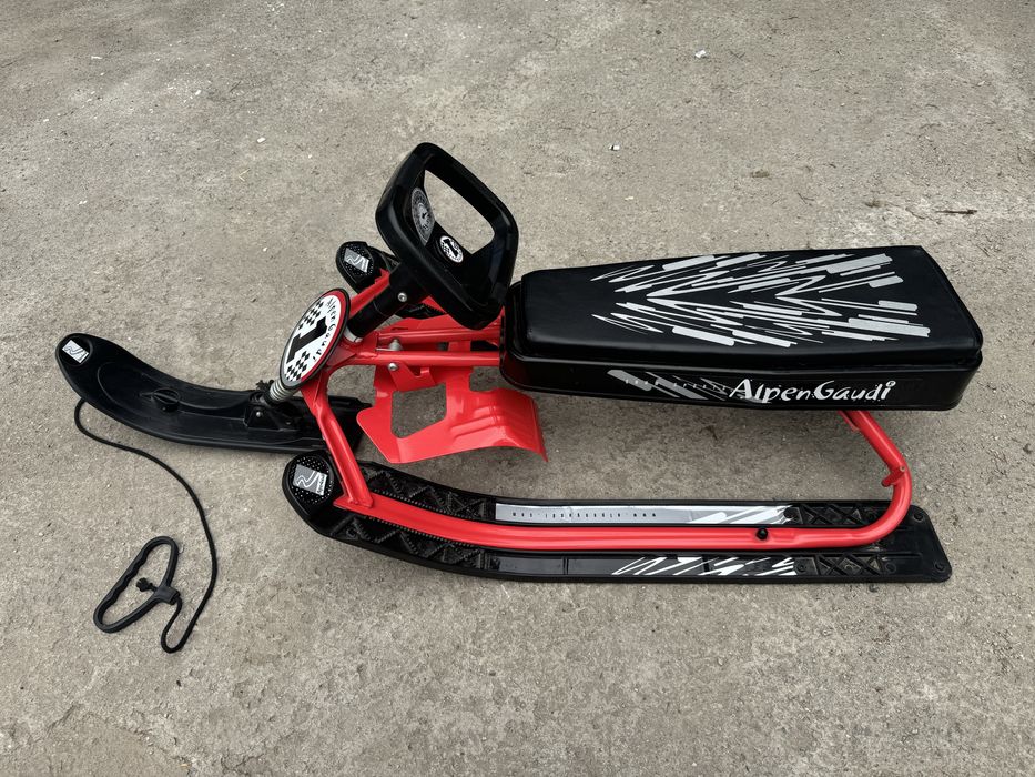 Санки снегокат металлические