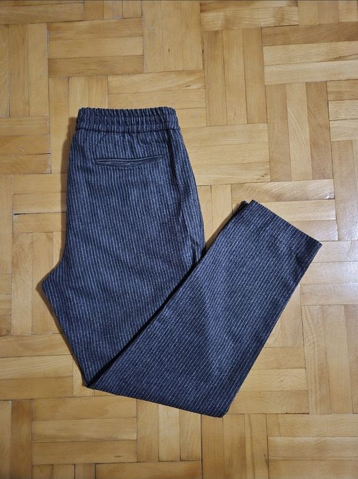 Pantaloni Lux Boggi Milano, Lână Premium, Slim Fit, Bărbați - 48