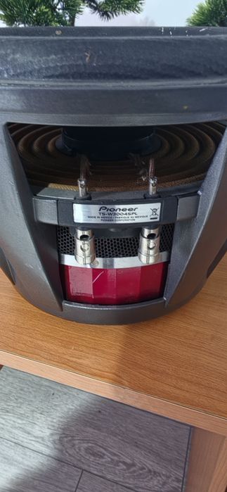 Difuzor bass subwoofer auto Pioneer sistem audio masina 1000w