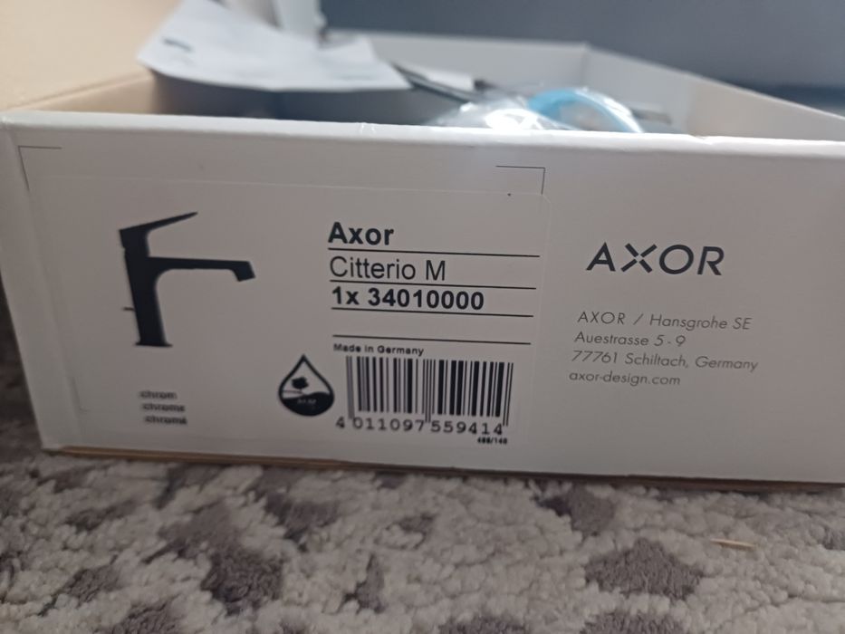 Baterie lavoar, Axor, Citterio M 100, cu ventil, crom, noua!