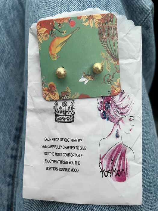 Сережки-гвоздики