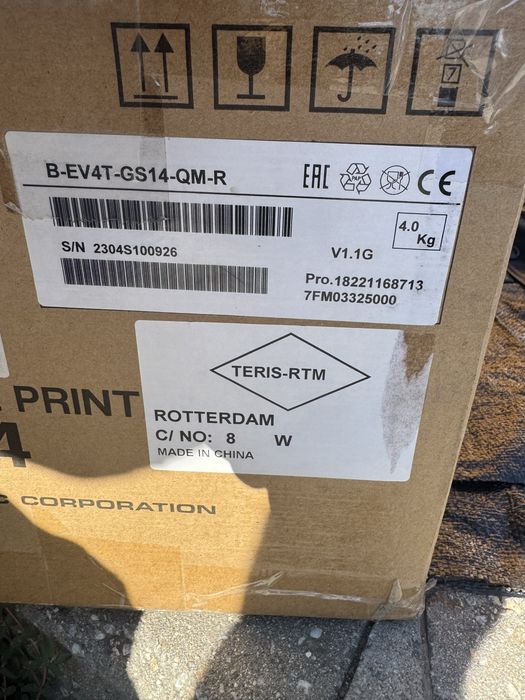 Етикетен баркод принтер Toshiba B-EV4T-GS14-QM-R – 203 dpi, 4”